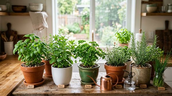 Indoor herb gardening: top tips for thriving greenery all year round